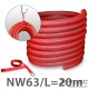 Einblasschlauch NW63 (2½''), L 20m