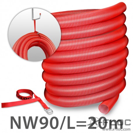 Einblasschlauch NW90 (3½''), L 20m