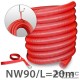 Einblasschlauch NW90 (3½''), L 20m