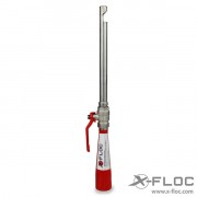 Einblasdüse NW38-18 AV (mit Absperrventil / 45° Auslass (erhöhte Verschleißfestigkeit))