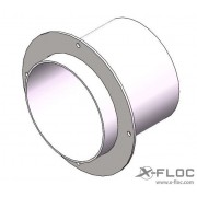 Stutzen (Einblas- / Absaug-) NW90