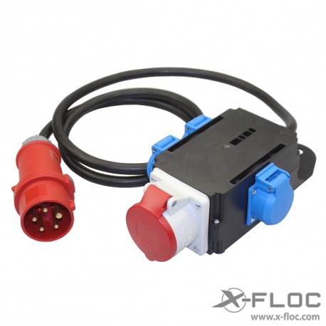 Stromverteiler 400V/16A  PRCD-S (Typ B, allstromsensitiv) +++noch nicht freigegeben+++