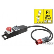 Carbon brush for centrifugal fan with safety cut-out function