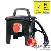 Stromverteiler 400V/16A aus Vollgummi PRCD-S (Typ B, allstromsensitiv) +++noch nicht freigegeben+++