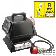 Stromverteiler 400V/16A  PRCD-S (Typ B, allstromsensitiv) +++noch nicht freigegeben+++