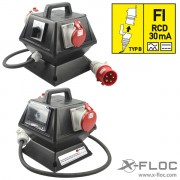 Stromverteiler 400V/16A  PRCD-S (Typ B, allstromsensitiv) +++noch nicht freigegeben+++