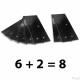Dichtlappensatz EM4XX, L 307 aus Gummi (8K)