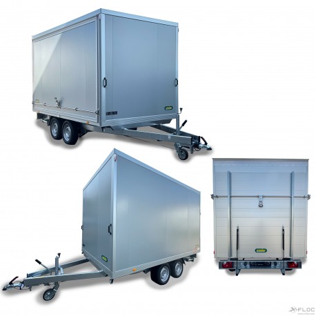 EMB: Einblasmobil-Anhänger Tandem-Hochlader Sandwich-Koffer L 3,06m