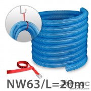 Flexible injection hose NW63 (2½''), L 20m (blue)
