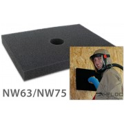 Sealing sponge NW63/NW75, 400x300x40