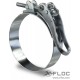 Hose clamp NW75 (3''), quick-connect clamp with hook