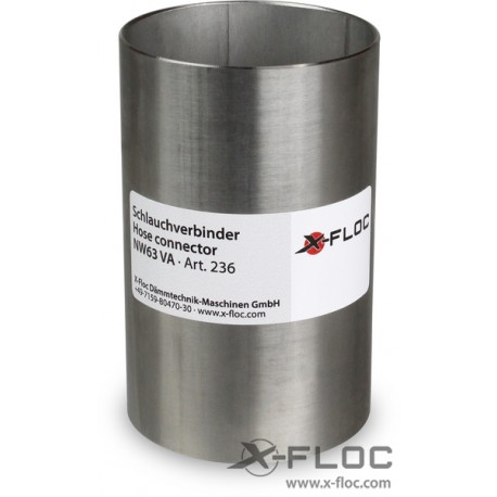 Hose connector NW63 (2½'') stainless steel
