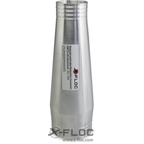 Reducer tube connector NW75-50 (3''-2'') Aluminium