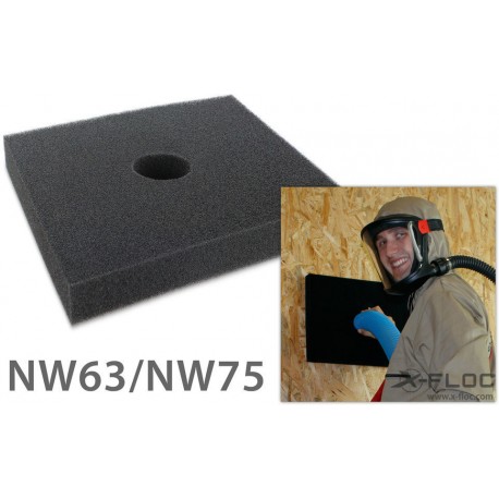 Sealing sponge NW63/NW75, 250x250x40