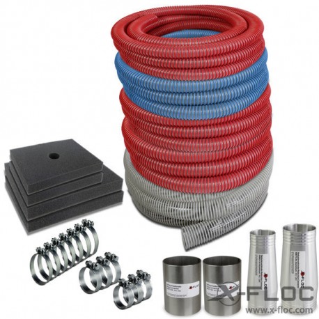 Reducer tube connector NW102-75 (4''-3'') Aluminium