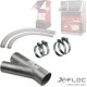 Hose clamp NW90 (3½''), quick-connect clamp with hook