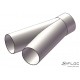 Y-piece NW90/90-90 (3½''/3½''-3½'') stainless steel