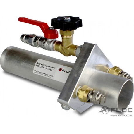 FSE: Spray head NW50 with 2 spray nozzles