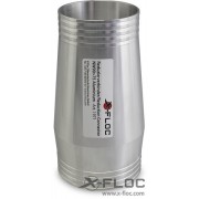 Reducer tube connector NW90-75 (3½''-3'') Aluminium