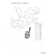 Air filter mat L 290 B 225 made from viledon
