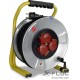 230V power adapter, 25m reel with 3x earthed socket.