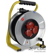 230V power adapter, 25m reel, earthed-CEE