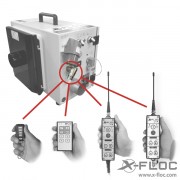 230V power adapter, 25m reel, CEE-CEE