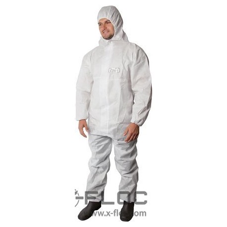 Protective overall, disposable size XXL white