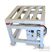 Measuring device: Test element vibration test bench according to DIN-EN 15101-1