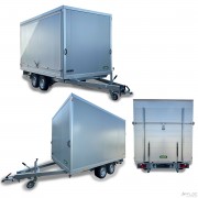 EMB: Blowing Machine Mobile Trailer - Tandem Axle High Loader Sandwich Box L 3.66m