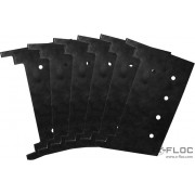 Air filter mat L 290 B 225 made from viledon