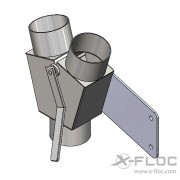 Flockenweiche/Materialweiche/Rohrweiche kompakt NW75-75 EMB