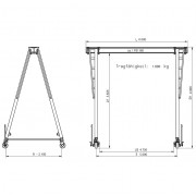 Fibreblow® Plate V-Portalkran