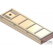 Measuring device: Test element vibration test bench according to DIN-EN 15101-1