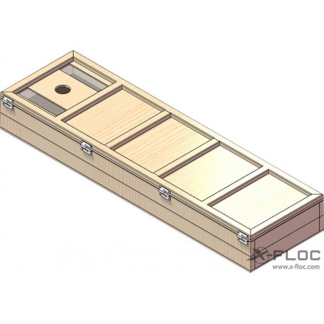 Measuring device: Test element vibration test bench according to DIN-EN 15101-1