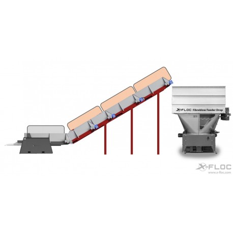 Fibreblow® Premium Material Conveyor Belt, L 1m