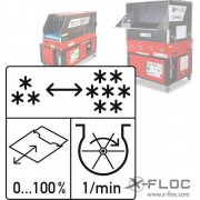 Pneumatic Fibre Switch Cascade with 4 Outputs