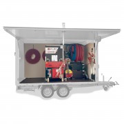 Trailer: Extension with drawers wide