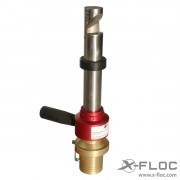 DD: Rotary nozzle 50-35mm / 45° outlet (increased wear-resistance)