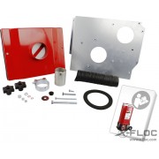 Hose reel: Accessory set NW75 (3'') for connection with insulation blowing machine