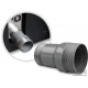 Injection nozzle NW50-21 AV-WE (with shut-off valve, interchangeable insert pipe NW21, 45° outlet)