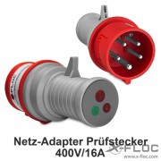 Netz-Adapter Prüfstecker, 400V/16A