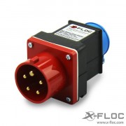 Mains adapter test plug, 400V/32A