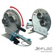 Flockenweiche/Materialweiche/Rohrweiche pneumatisch 1-fach, NW75 (3'')