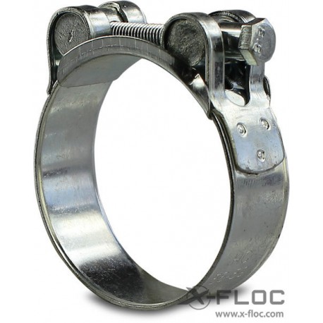 Hose clamp NW50 (2'') 56-59mm (hinged bolt clamp)