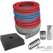 Accessories set NW75/63 for loose-fill insulation (nonabrasive)