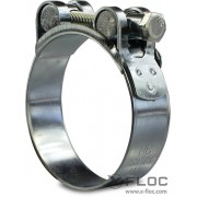 Hose clamp NW63 (2½'') 68-73mm (hinged bolt clamp)