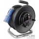 230V power adapter, 25m reel, earthed-CEE