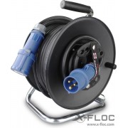 230V power adapter, 25m reel, CEE-CEE