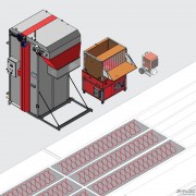 WB: System EM430 + GBF1050 for factory filling of wooden frame elements